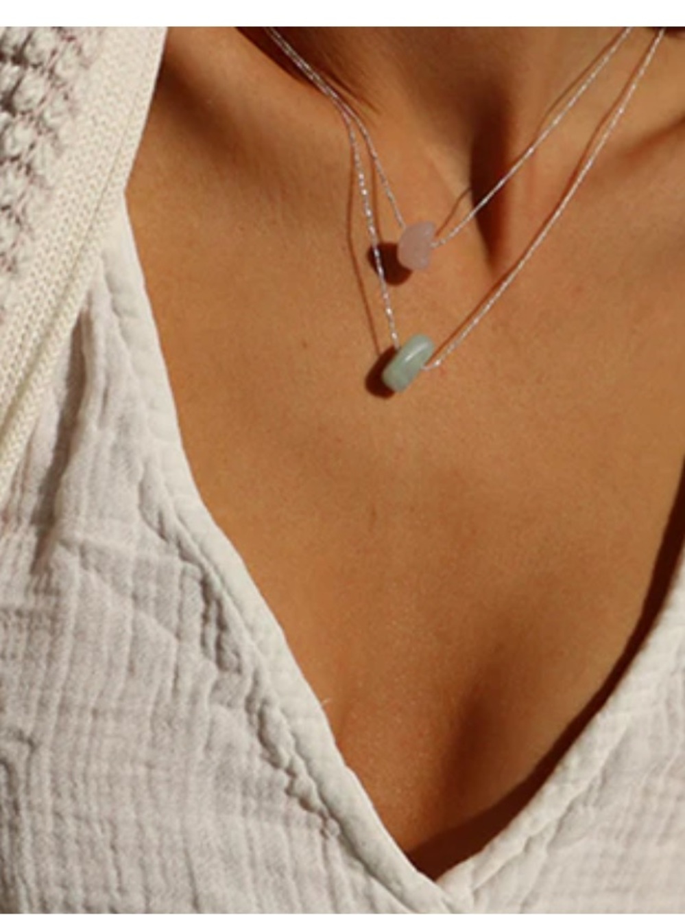 Pilgrim Silver Chakra Necklace